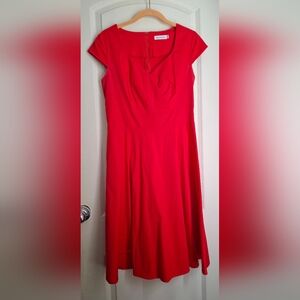 Bbonlinedress Retro 50s Cocktail Party Look Red Short Dress Women's Dress Sz M